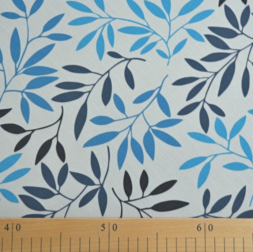 Teflonový ubrus tisk Rachel - modrá - Vyber rozměr: 75x75