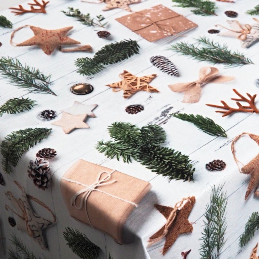 Vánoční ubrusy a běhouny SOFT