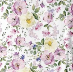 Povlečení hladká bavlna LUX - Růže