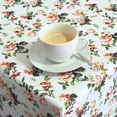 Teflonový ubrus tisk Viola - oranžový