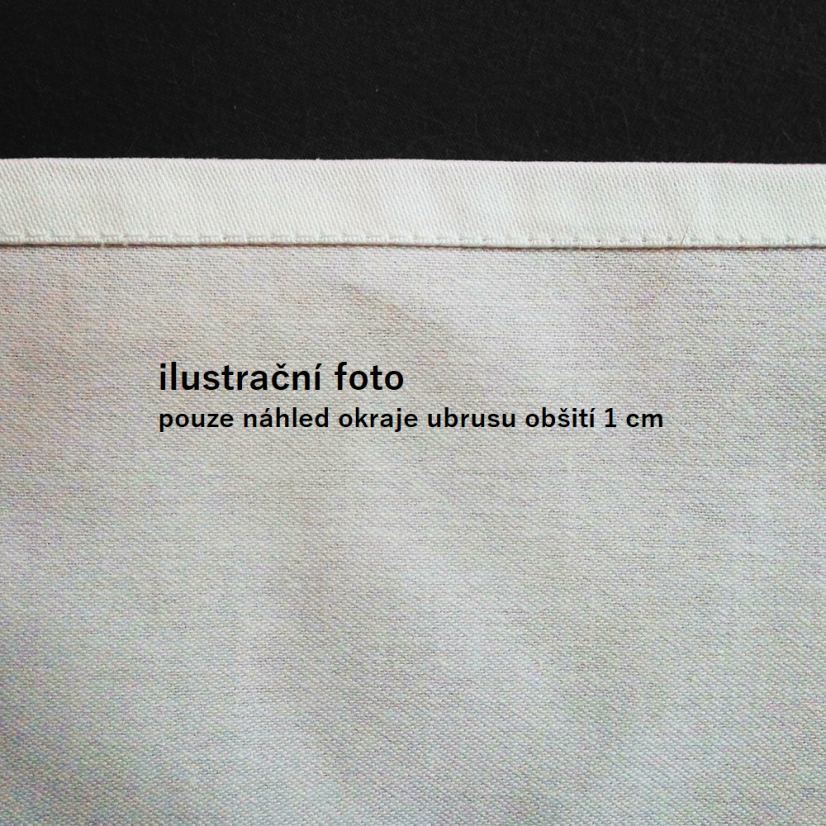 Ubrus Gastro Klasik Helena 2747 - Okraj ubrusu: Vypalovaná vlnka, Vyber rozměr: 40x40