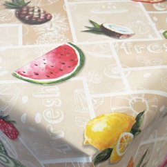 PVC ubrusovina - Tropické ovoce