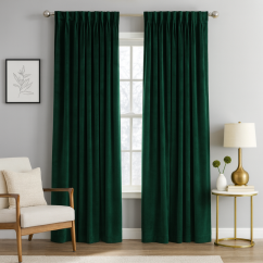 Dekoračná látka Velluto 10 - tm. zelená