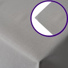 Teflonový ubrus 3267 šedá  STANDARD - obšitý