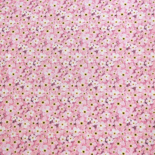 Teflonová látka Florea - růžová - Šíře materiálu (cm): 155