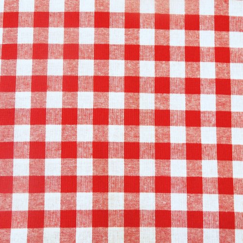Dekorační látka - Kanafas červený - Šíře materiálu (cm): 140, Vyberte šití: bez obšití