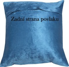 Povlak na polštářek s nopky -  modrý