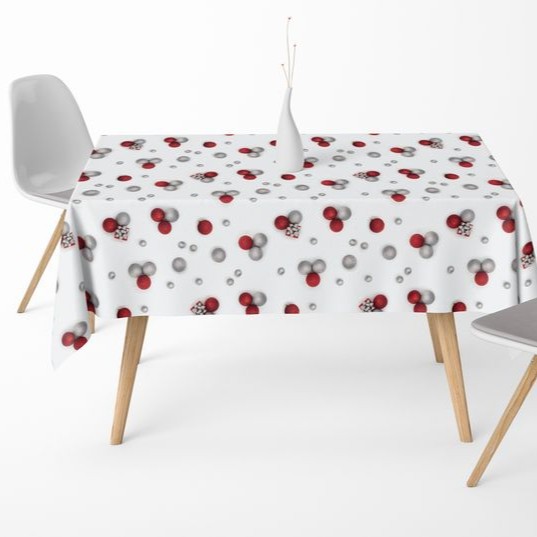 Vánoční dekorační látka SOFT 25270-101 - Šíře materiálu ↔ (cm): 150, Vyber šití: bez obšití