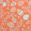 Teflonový velikonoční ubrus  Vejce - oranžové - Rozměr ubrusu: 38x38