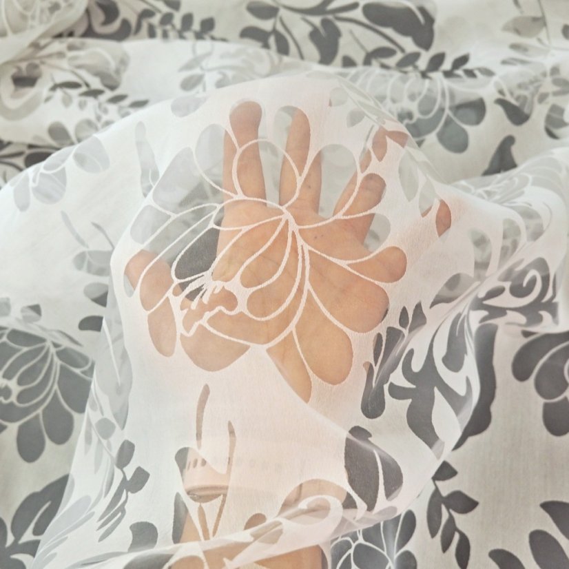Organza Desta - Vyber výšku ↕ (cm): 280, Vyber šití: bez obšití