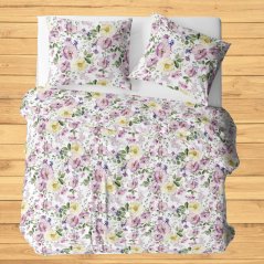 Povlečení hladká bavlna LUX - Růže