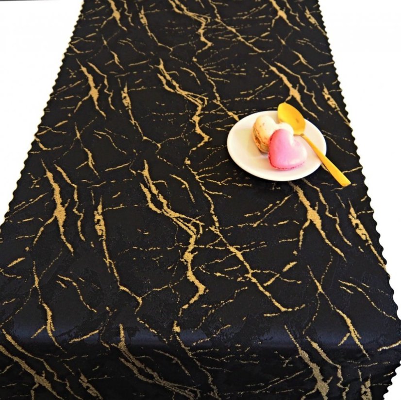 Ubrusová šála v metráži Euridika - Šírka materiálu ↔ (cm): 38, Vyber okraje: pouze střih