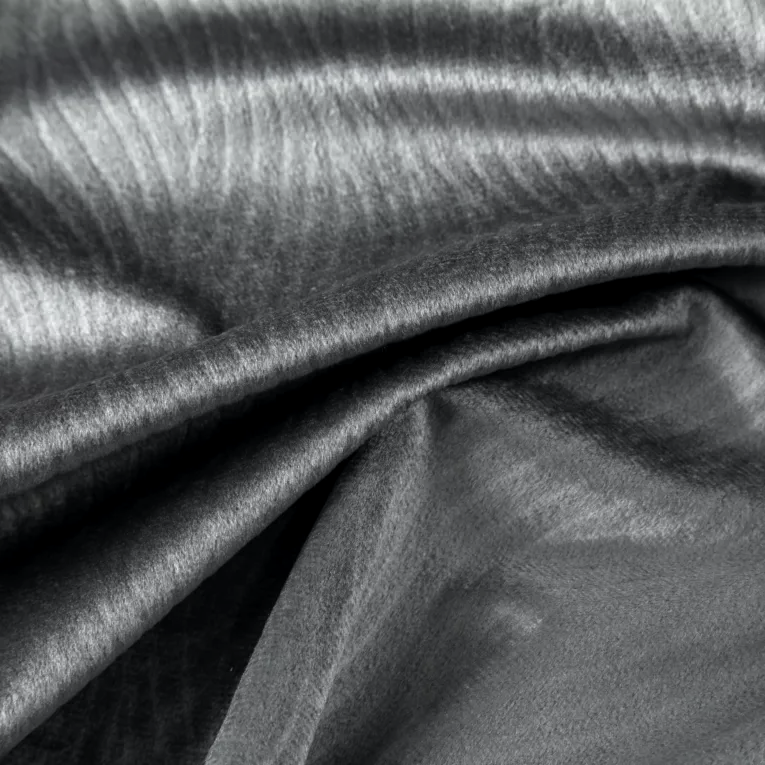 Kusový závěs s očky Velvet - tm. šedý - Vyber rozměr závěsu ↕VxŠ ↔ (cm): 250 x 140 cm