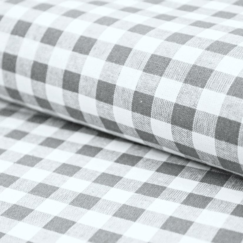 Dekorační látka - Kanafas šedý - Šíře materiálu ↔ (cm): 140, Vyber šití: bez obšití