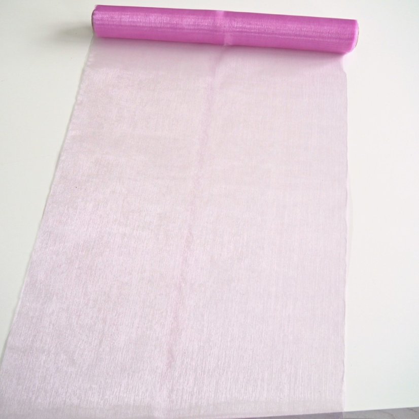 Dekoračná organza - fialová