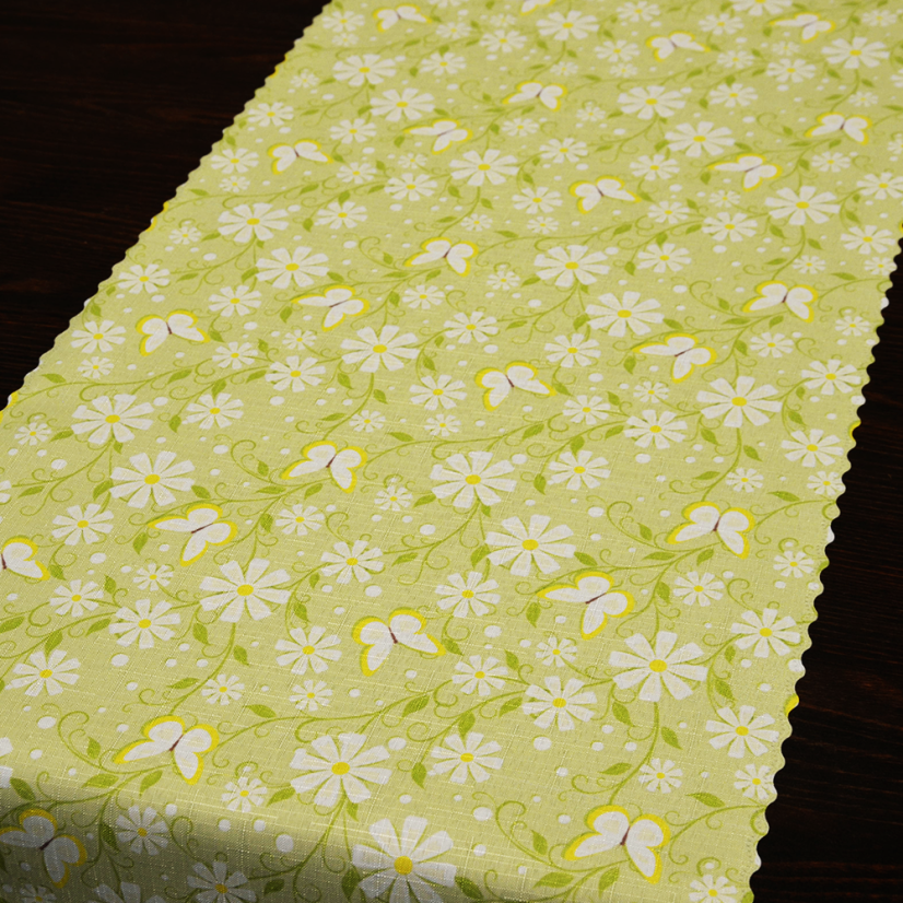 Ubrusová šála v metráži Fancy - Šíře materiálu ↔ (cm): 38, Vyber okraje: pouze střih