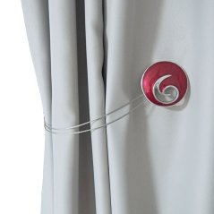 Magnetická spona na závěsy - Šarlot - bordó