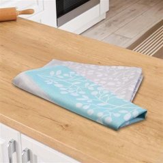 Utěrka Keřík - tyrkysová