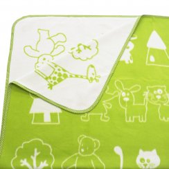 Dětská deka - zelená