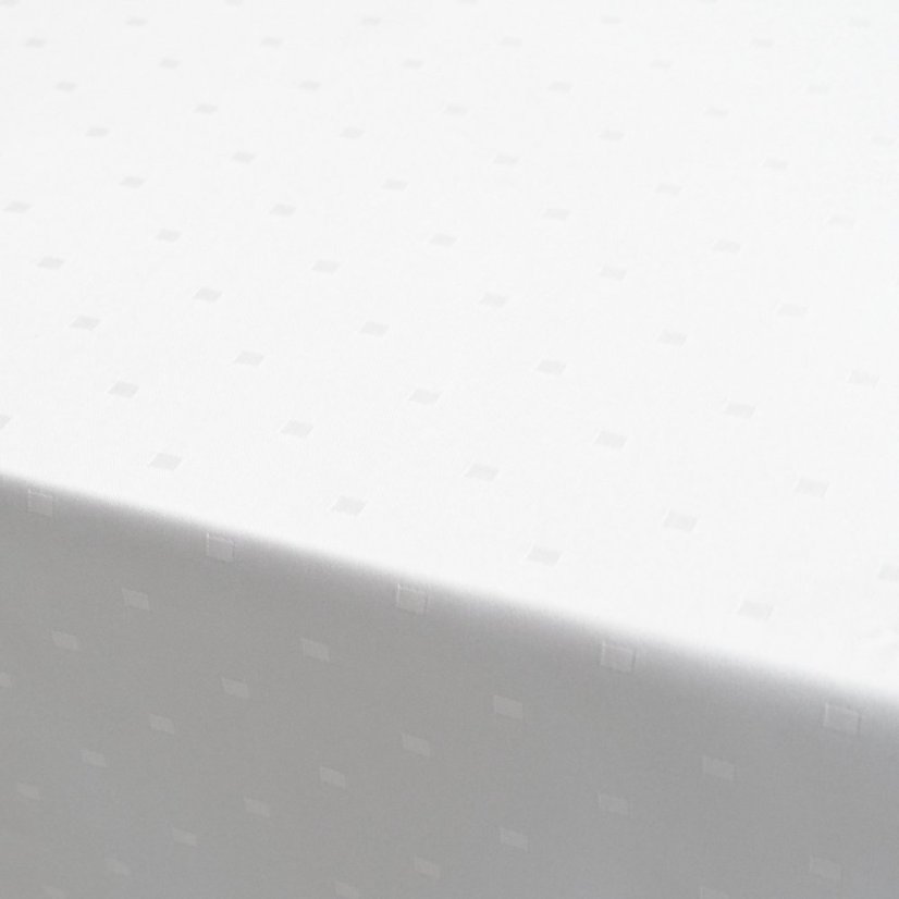 Žakárový ubrus - 1386 bílý - Vyber rozměr: 30x30