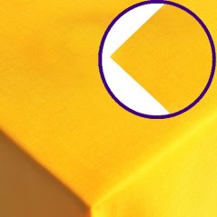 Teflonový ubrus 3014 tm.žlutá STANDARD - obšitý