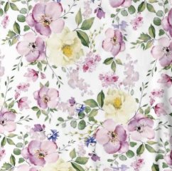 Povlečení hladká bavlna LUX - Růže