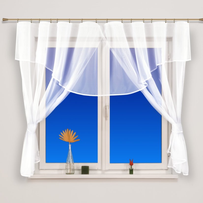 Záclona Šárka - Vyber rozměr záclony  ↕VxŠ ↔ (cm): 160x300