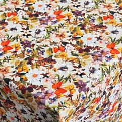 Teflonový ubrus tisk Motýli zahrada