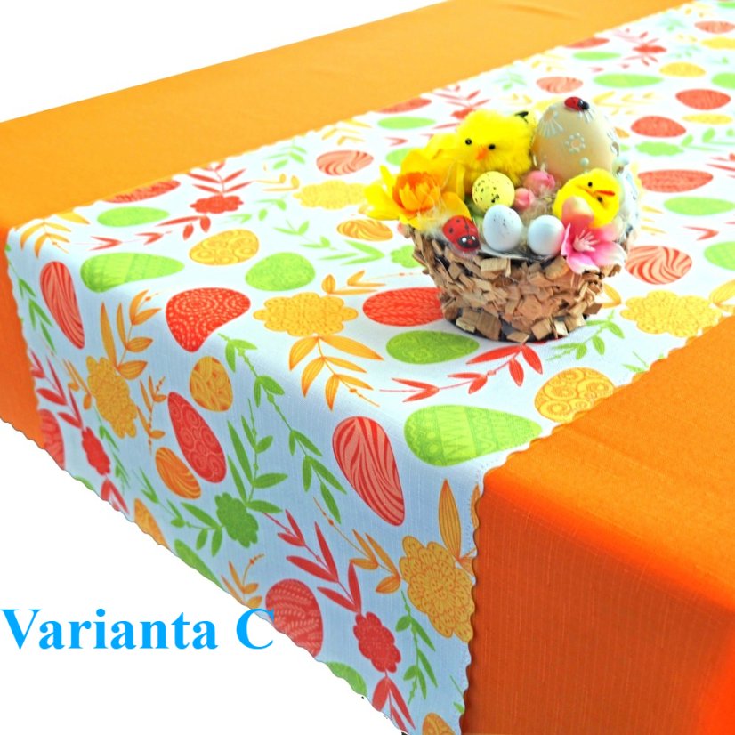 Velikonoční ubrusový set Vajíčka