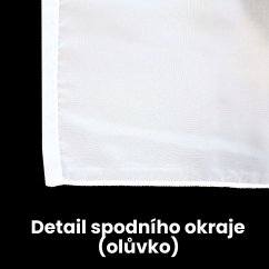 Voálová kusová záclona Scarlet