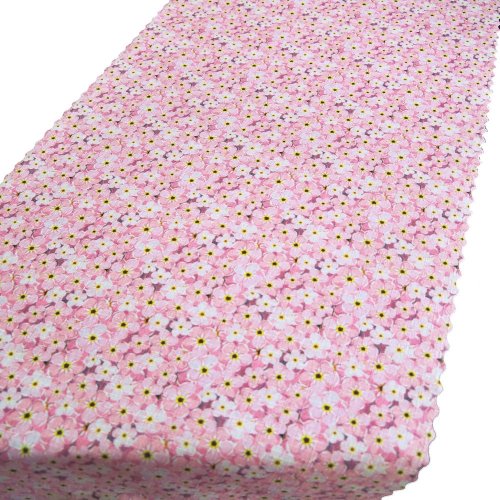 Ubrusová šála v metráži Florea - růžová - Šíře materiálu (cm): 38, Vyberte okraje: pouze střih