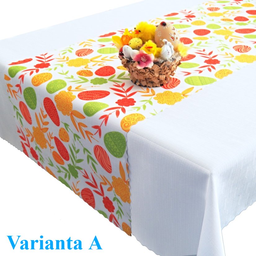 Velikonoční ubrusový set Vajíčka