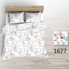 Obliečky hladká bavlna LUX - Jarná záhradaia