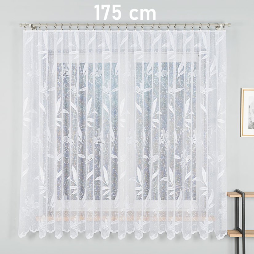 Kusová záclona Naty - Vyber rozmer záclony ↕VxŠ ↔ (cm): 155x300