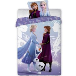 Povlečení hladká bavlna - Ledové království