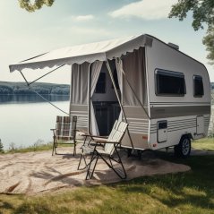 Závěsy a záclony do karavanu - na míru