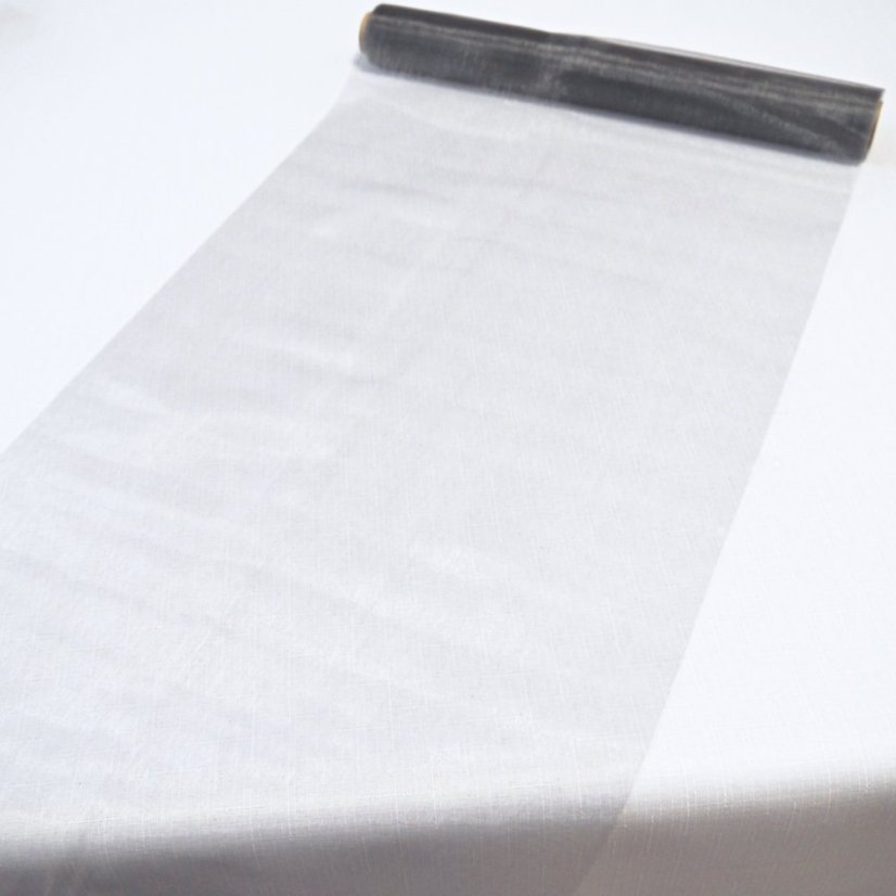 Dekorační organza  - šedá