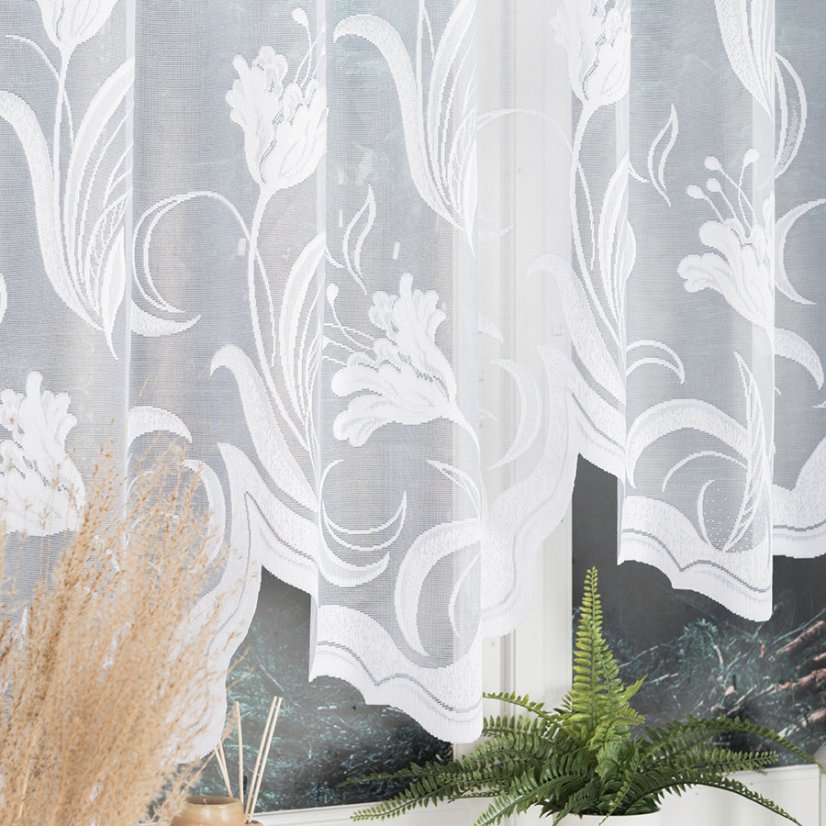 Kusová záclona Juliana - Vyber rozměr záclony  ↕VxŠ ↔ (cm): 155x300