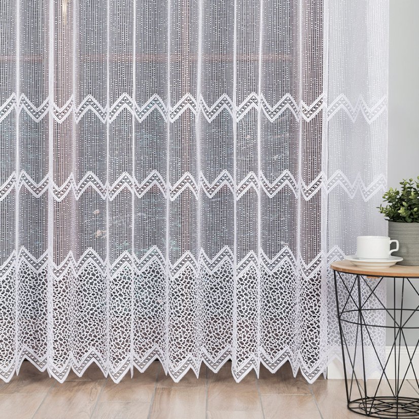 Záclona Andrea - Vyber výšku ↕ (cm): 160, Vyber šitie: bez obšití