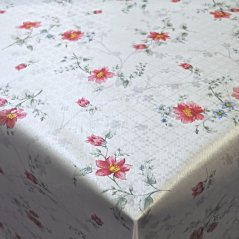 PVC ubrusovina - Fleur červená