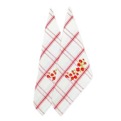 Sada vyšívaných utěrek – Máky