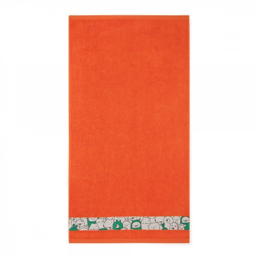 Dětský ručník - Zvířátka oranžové - Rozmer uteráka: 30x50