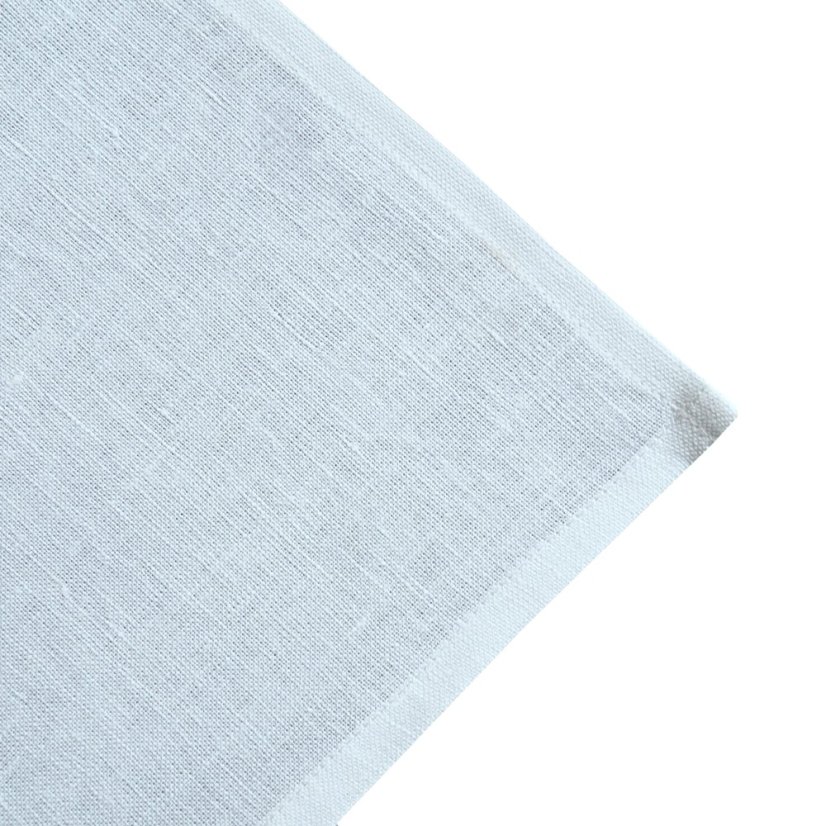 Ľanový obrus Lena - biely - Vyber rozměr: 70x70
