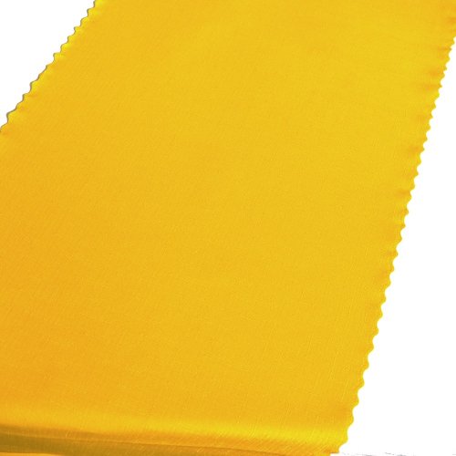 Teflonová šála v metráži - 3014 - tm.žlutá - Šíře materiálu (cm): 38, Vyberte okraje: pouze střih