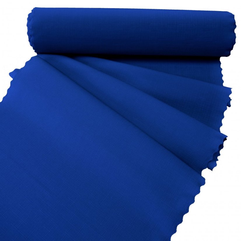 Teflonová šála v metráži - 3002 - tm.modrá - Šíře materiálu ↔ (cm): 38, Vyber okraje: pouze střih