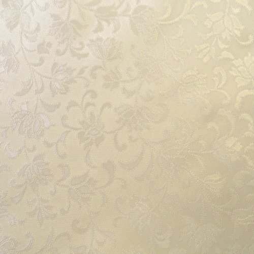 PVC ubrusovina - Damašek smetanový - květy