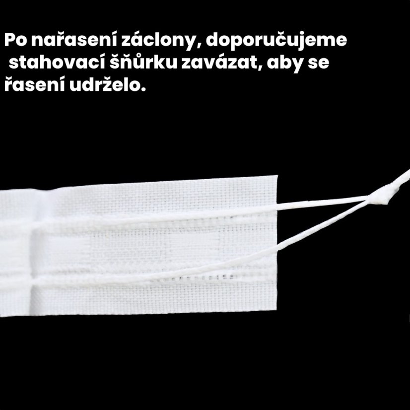 Řasící stuha tužková F1