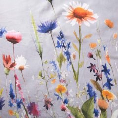 Flanelové povlečení Zahrada - šedá