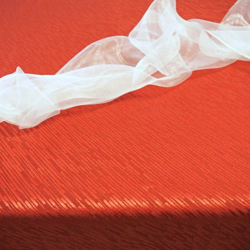 Dekorační organza  - bílá
