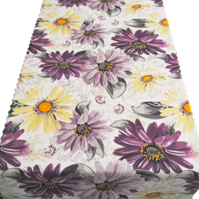 Ubrusová šála v metráži Jasmína - Šíře materiálu ↔ (cm): 38, Vyber okraje: pouze střih